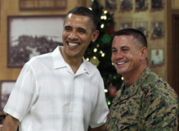 Obama visits Troops Hawai