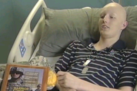 Army Visits Teen
