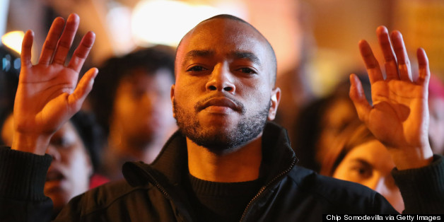 Ferguson Protesters In Boston Stop Outside Jail, Chant 'Black Lives Matter'