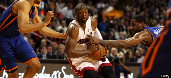 Heat Knicks Dwyane Wade