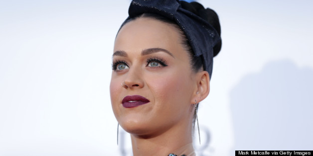 Katy Perry Sparkles In Matching Crop Top And Skirt