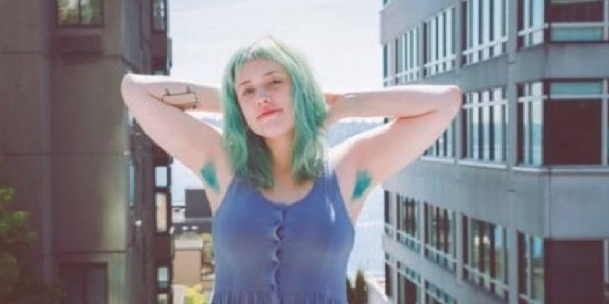 Dyed Armpit Hair Is Now A Thing On Tumblr And Is Also Ahem The Pits