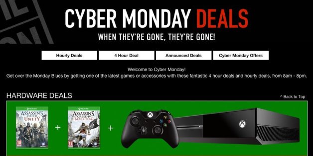 Amazon cyber monday video game deals 2018