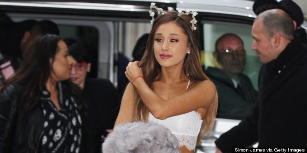 Ariana Grande Stuns In A Crop Top And Mini Skirt