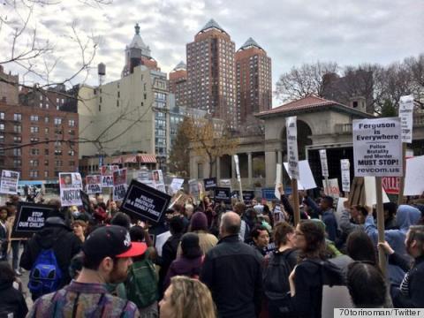 LOOK: Workers And Students Leave Jobs And Classes To Participate In Walkout For Ferguson