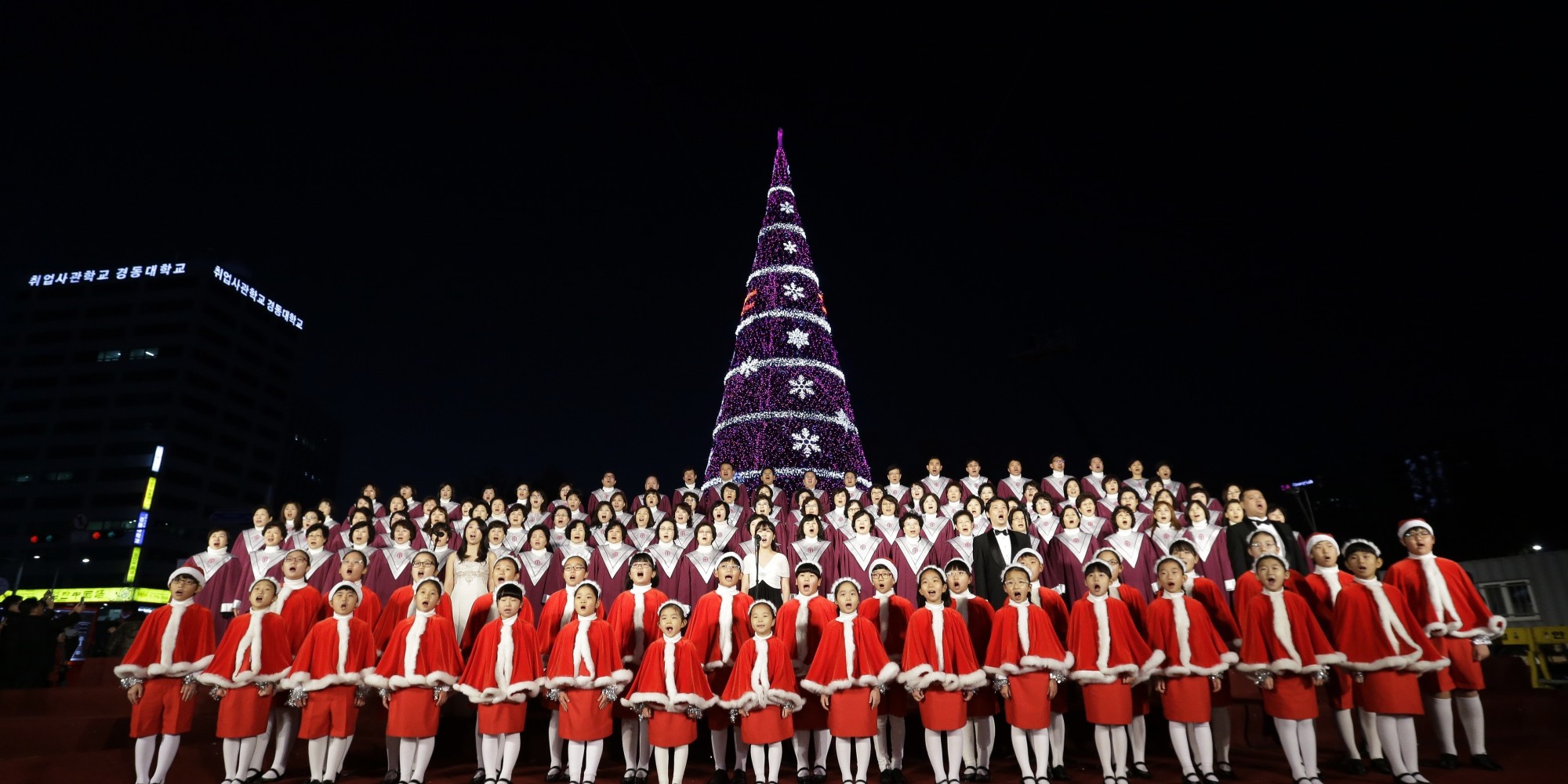 south korea approves christmas tree on border with atheist south korea approves christmas tree on border with atheist