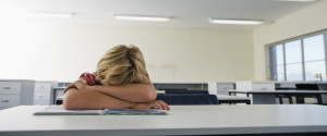 Student Head On Desk