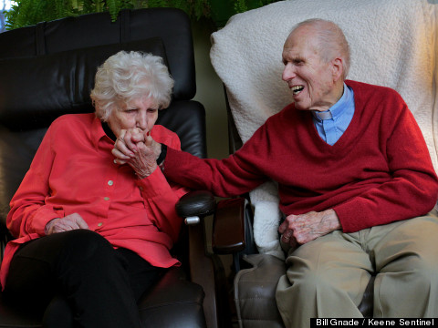 Fue amor a primera vista y ya cumplieron 72 años de casados