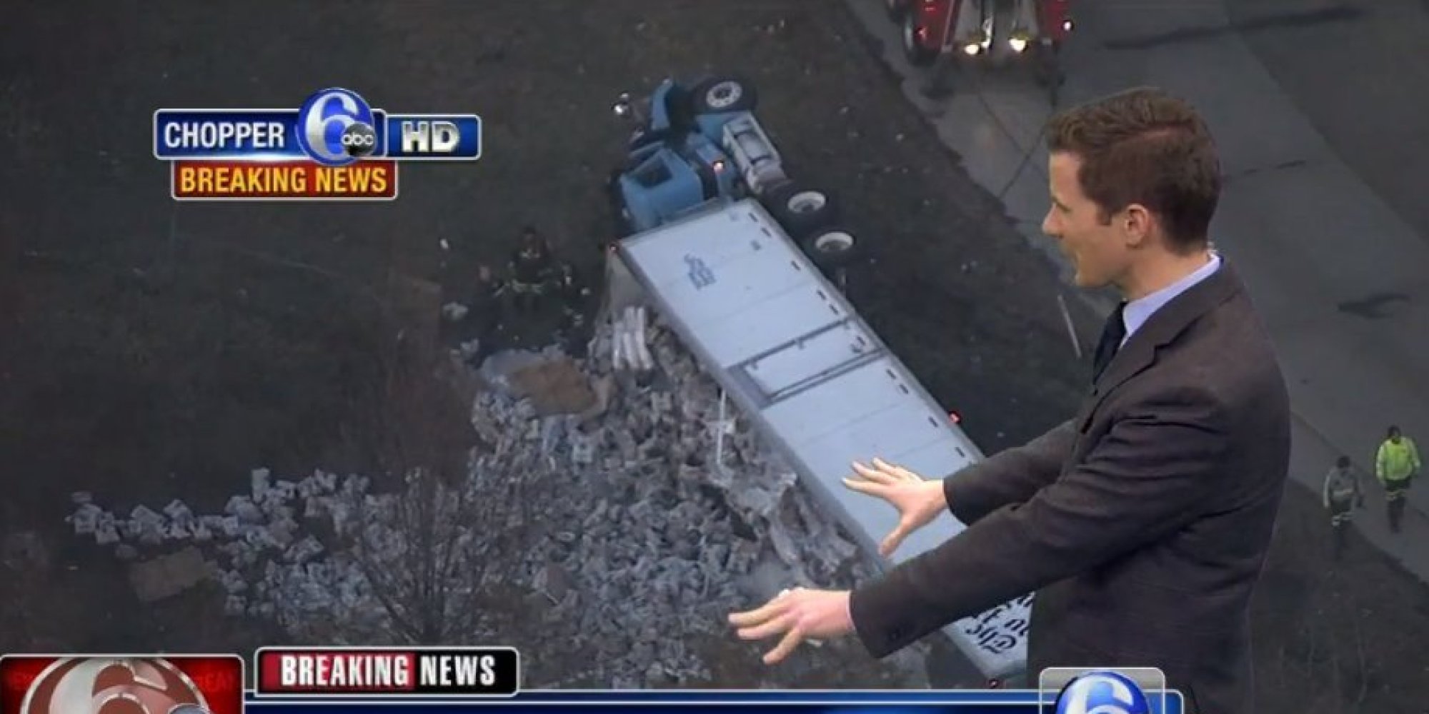 Thousands Of Copies Of New York Times Spill Out All Over Highway HuffPost