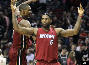 Lebron Heat Trail Blazers