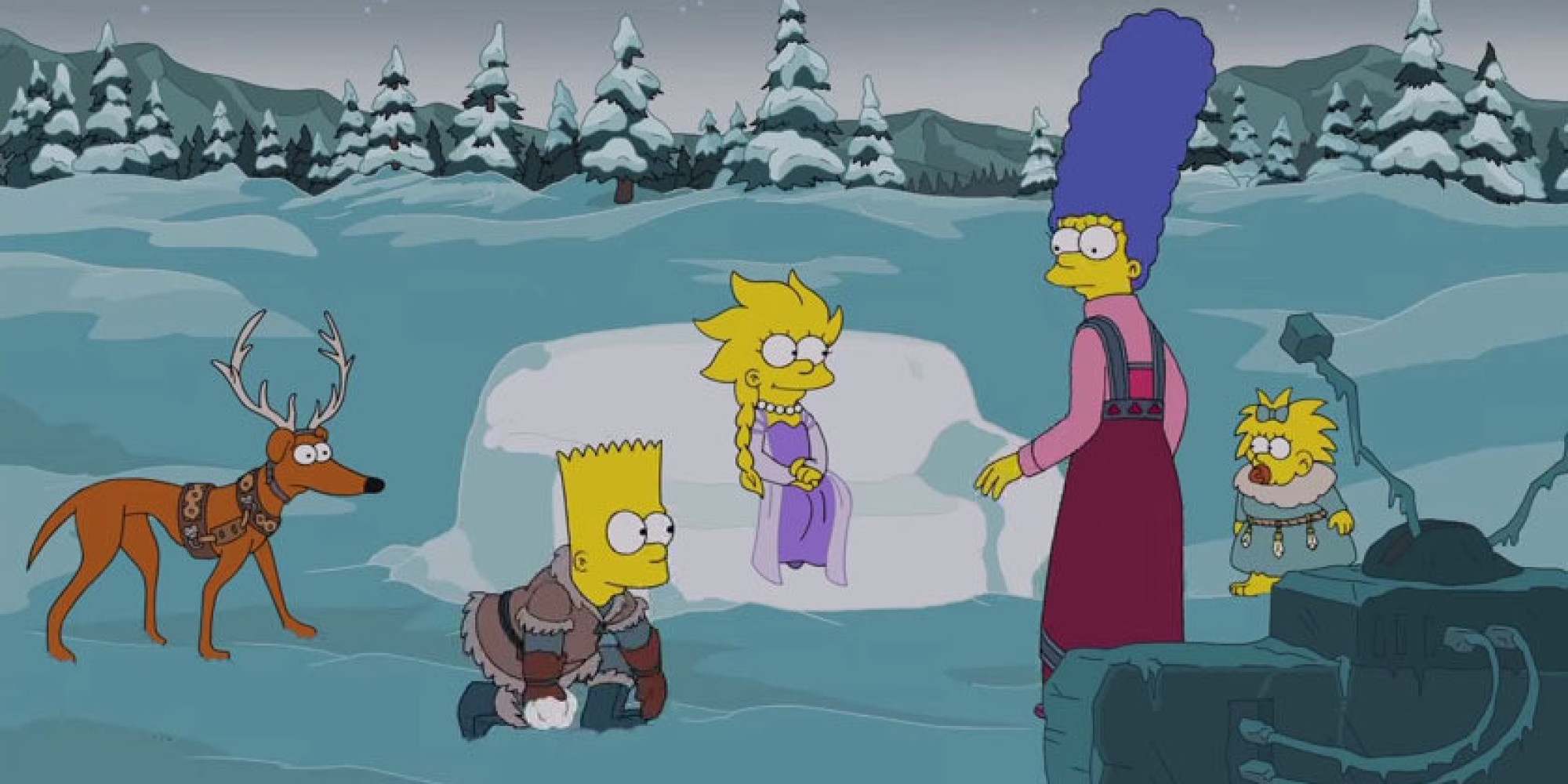 �The Simpsons� Christmas Couch Gag Features Lisa Simpson