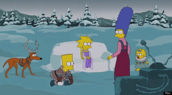 The Simpsons Christmas Couch Gag Features Lisa Simpson