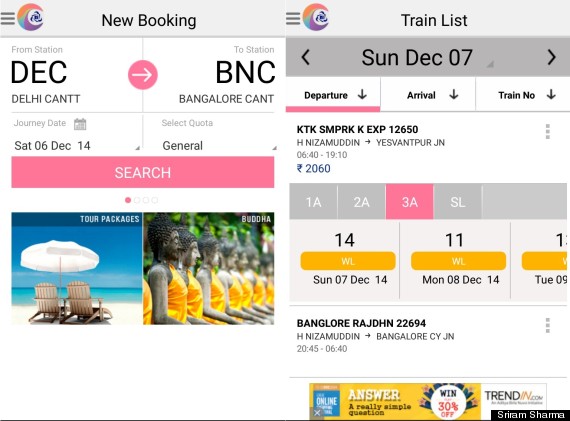 irctc connect booking train tickets on the irctc website can