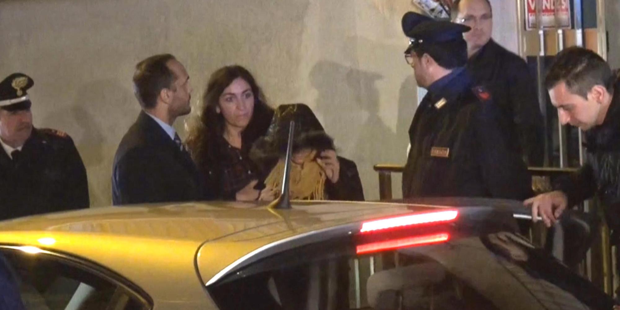 Veronica dopo l'interrogatorio: 