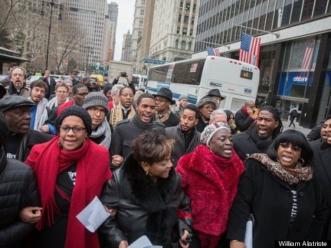 NYC Council Members Block Traffic And Chant: 'I Can't Breathe!'