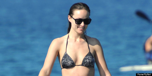 Olivia Wilde Goes Paddleboarding In A Little Black Bikini