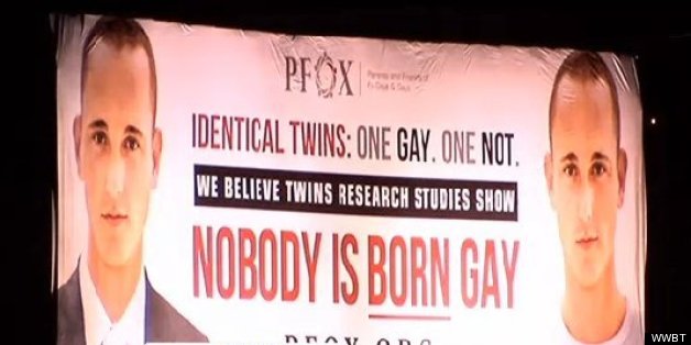 Billboard Reading 'Nobody Is Born Gay' Stirs Controversy