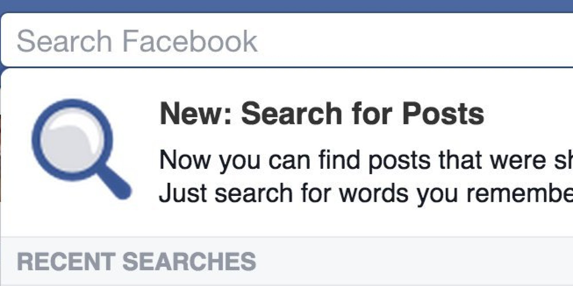 Is it possible to tell if someone has searched for you on Facebook?