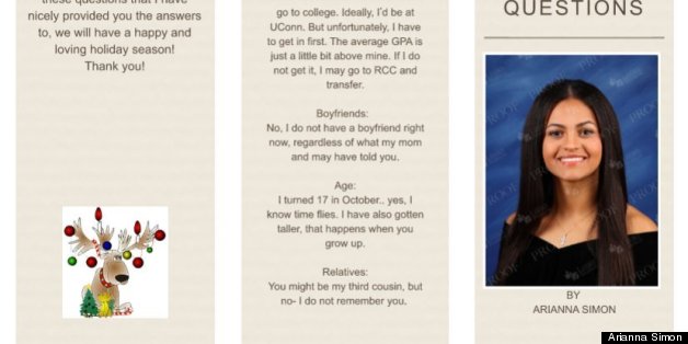 Teen's Solution To Avoiding Awkward Questions During The Holidays Is Genius