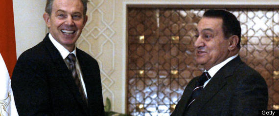 Hosni Mubarak Tony Blair
