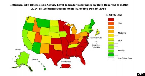 flu map