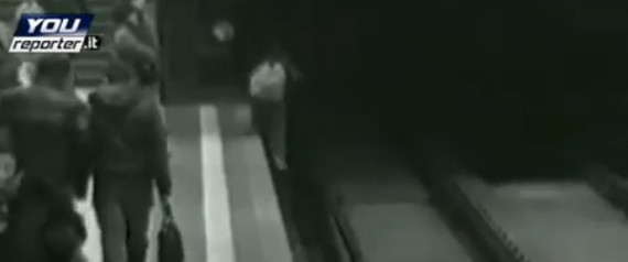 Boys Falls In Subway