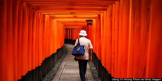 Travel The Fiery Red-Orange Halls Of Fushimi Inari-Taisha