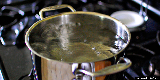 pot boiling water