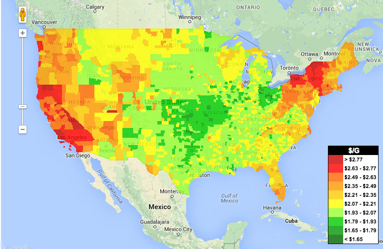 Look At How Cheap Gas Is Everywhere Huffpost