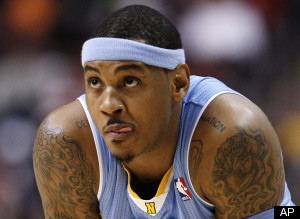 Carmelo Anthony Tip My Hat