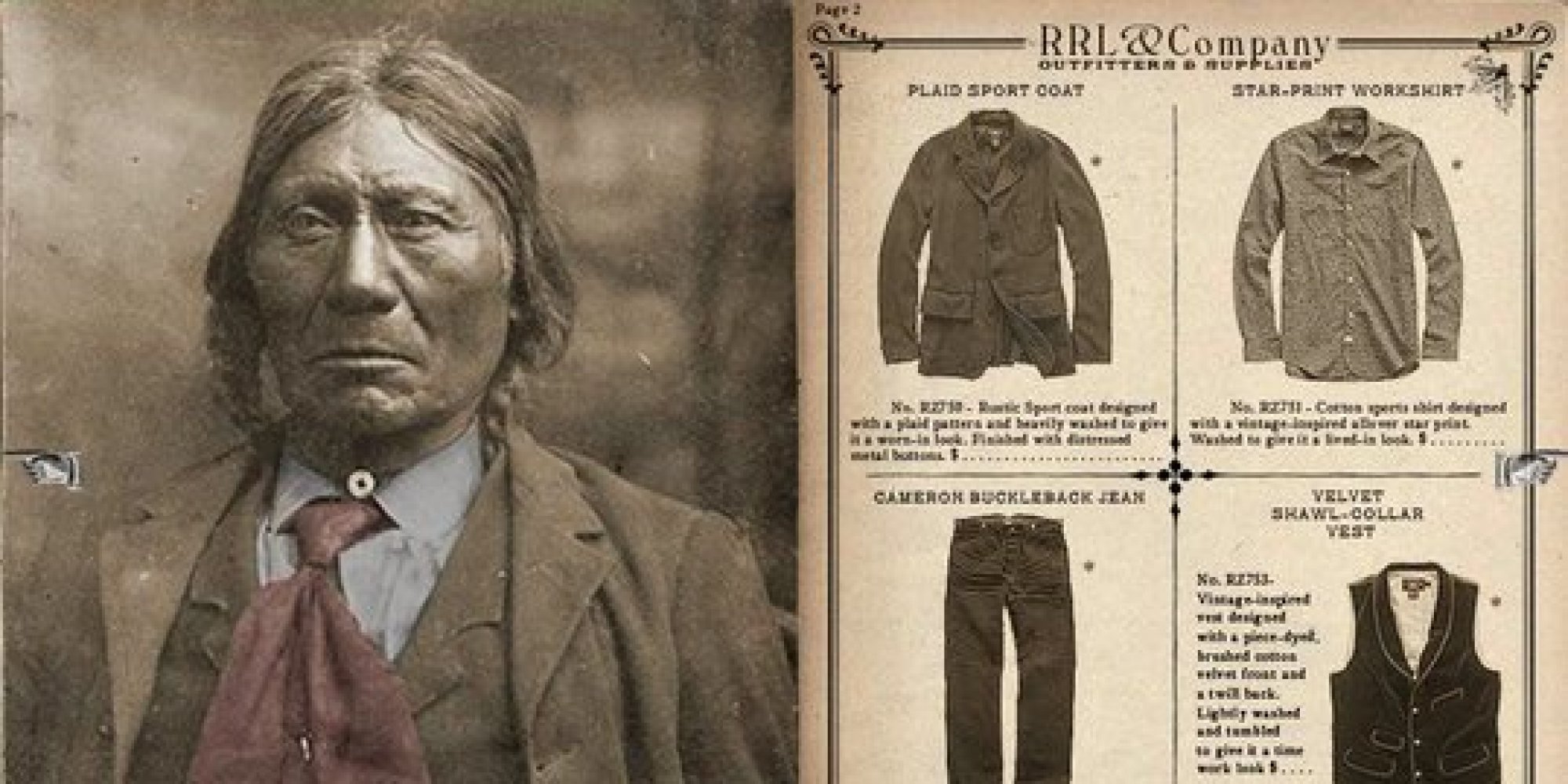Ralph Lauren's Native American Ads Reveal Sad Truth About The Fashion World2000 x 1000