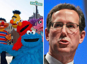 Rick Santorum Sesame Street
