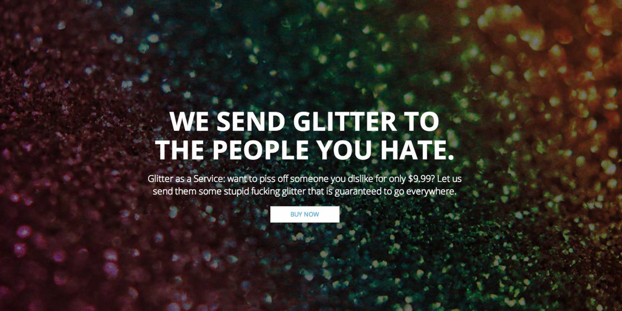 Glitter Bomb Website Offers To Send Your Enemies A Lovely, Nasty