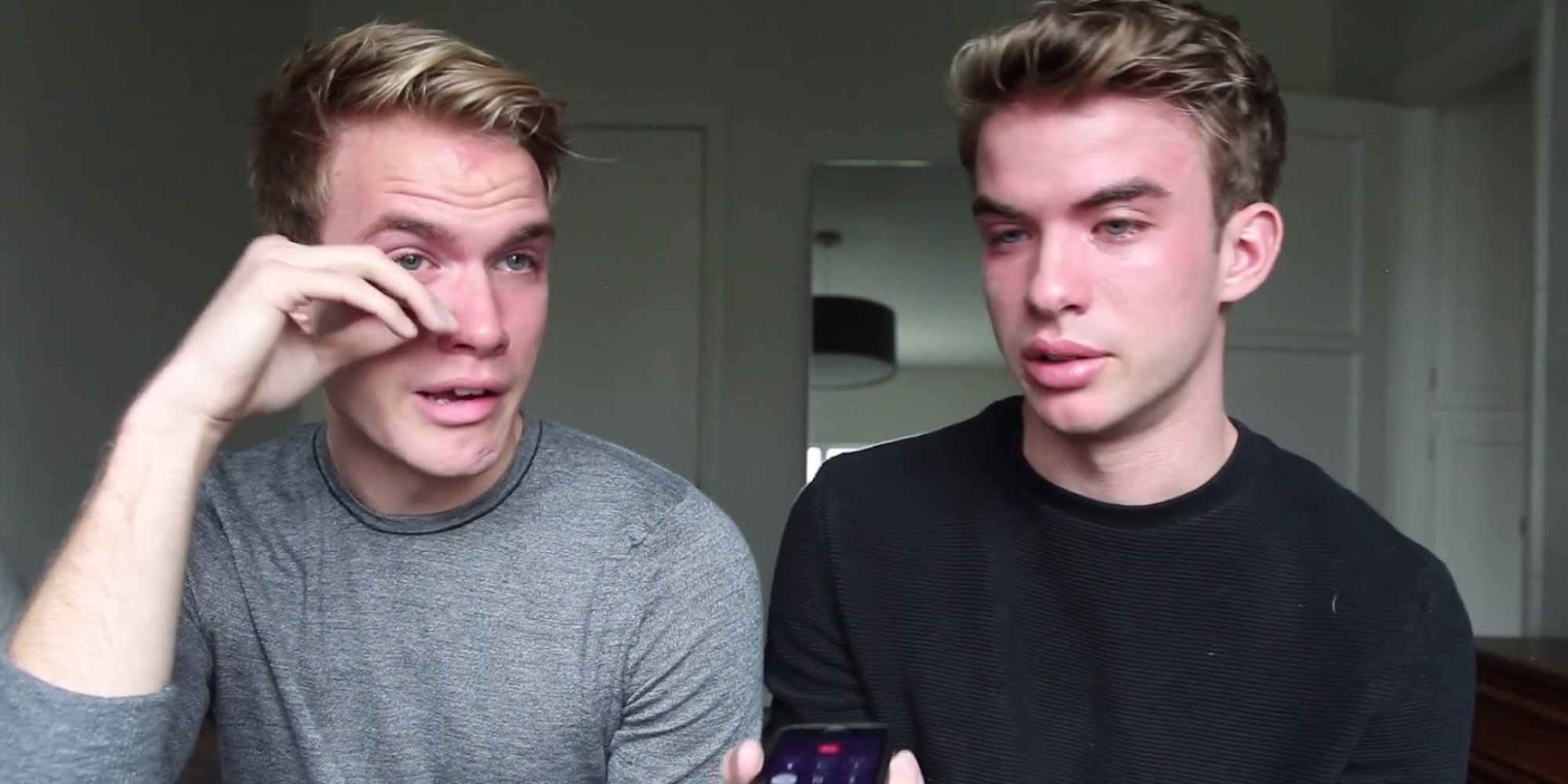 Gay Twins The Rhodes Bros Come Out To Father In Emotional Youtube Video Video Huffpost
