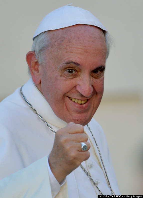 pope francis fist
