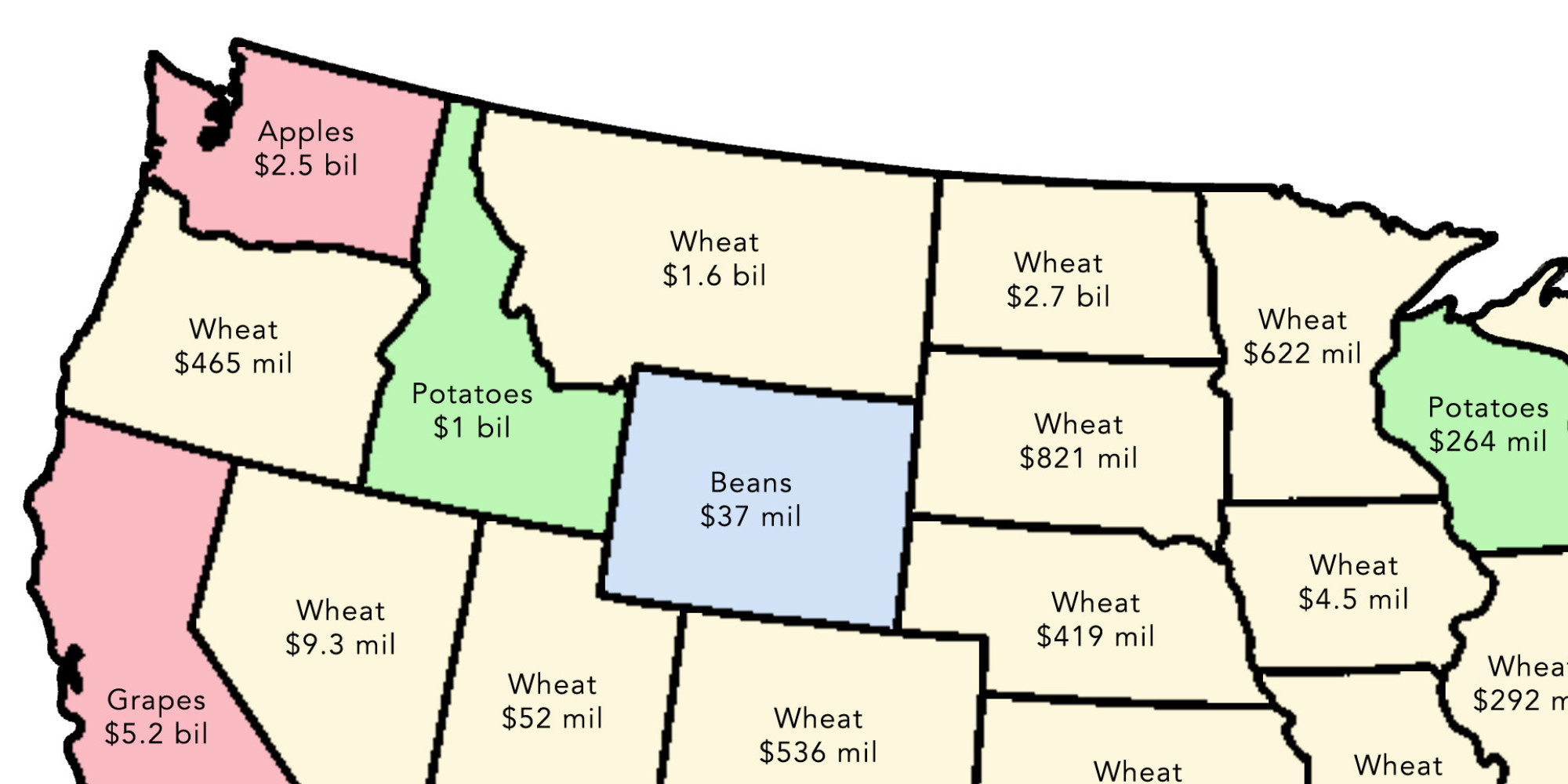 2 Simple Maps That Reveal How American Agriculture ...