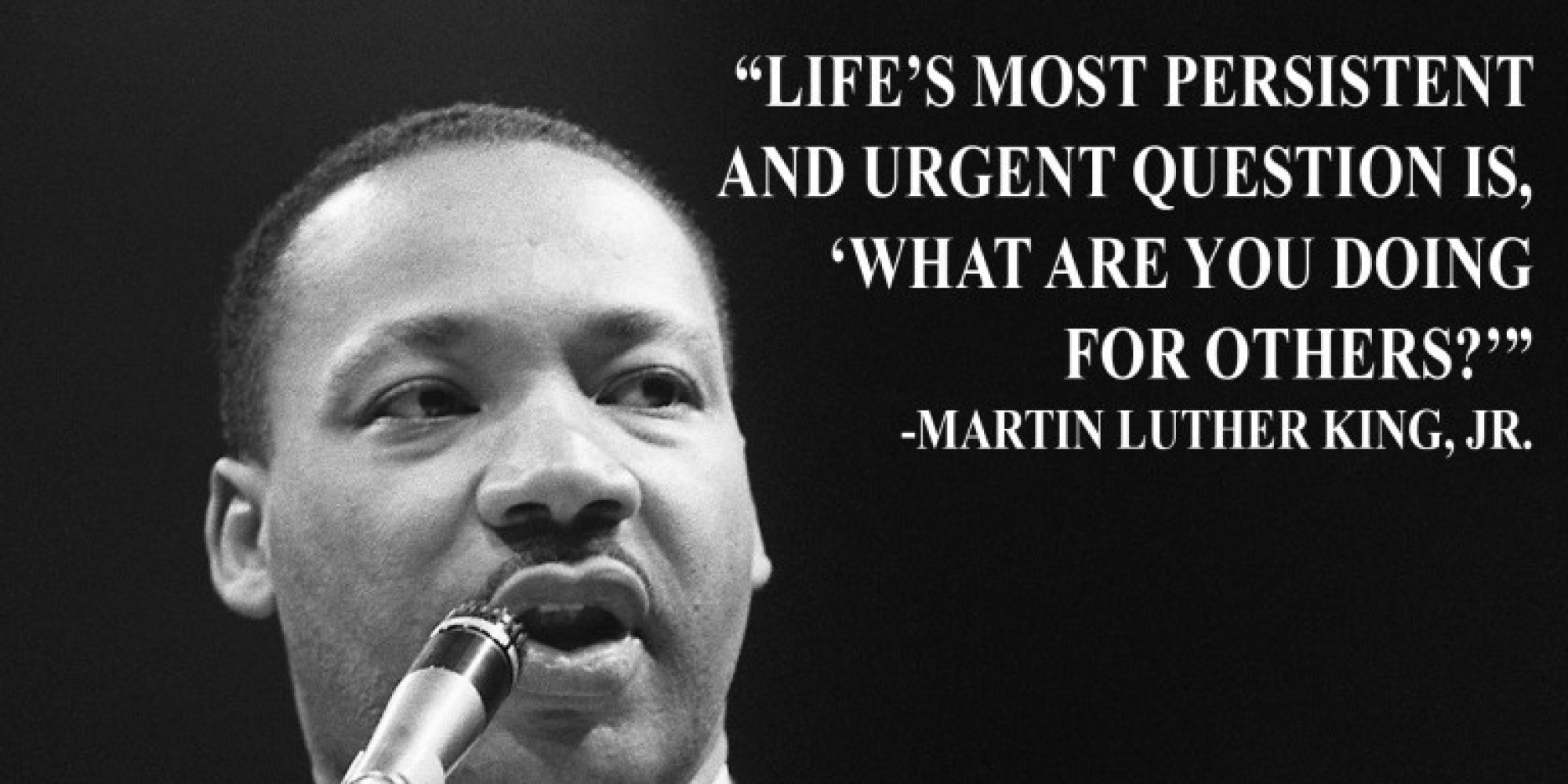 MLK, Jr. Asked Us 'What Are You Doing For Others?' Here's How We Answered