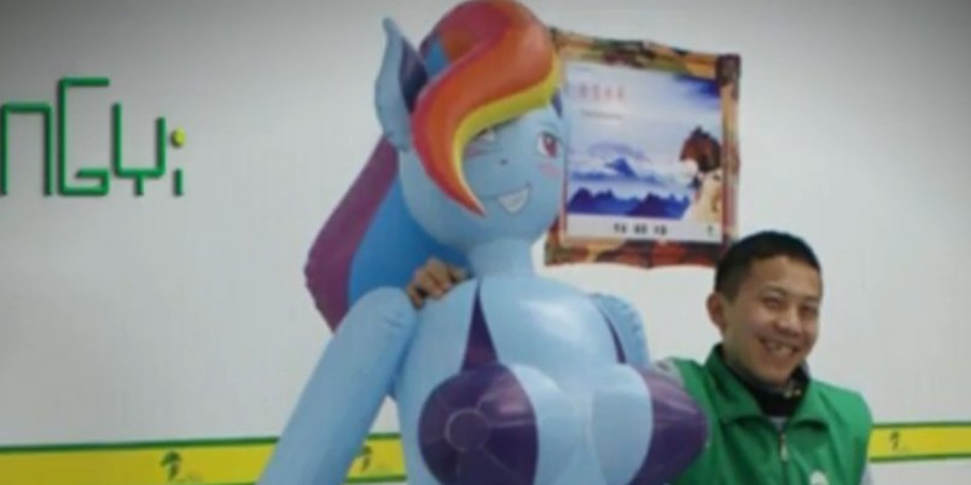 Inflatable LifeSize My Little Pony Doll Arousing Controversy With