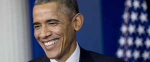 OBAMA LAUGHING