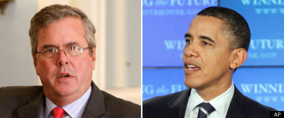 Obama Jeb Bush Education