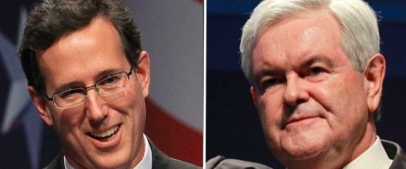 Rick Santorum Newt Gingrich Fox News