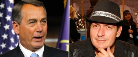 John Boehner Charlie Sheen