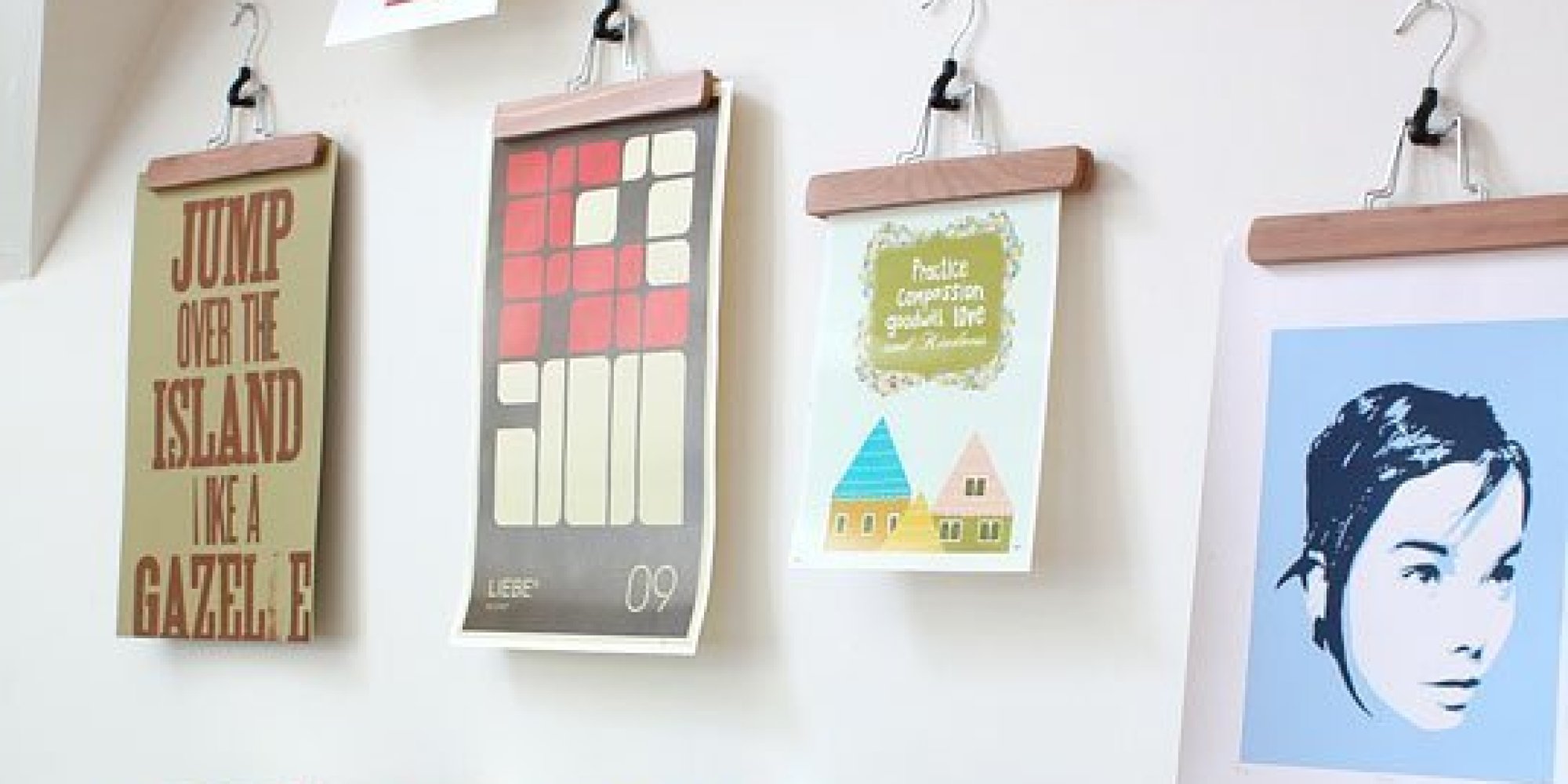 10 Poster Decorating Ideas That Won't Remind You Of A Dorm Room HuffPost