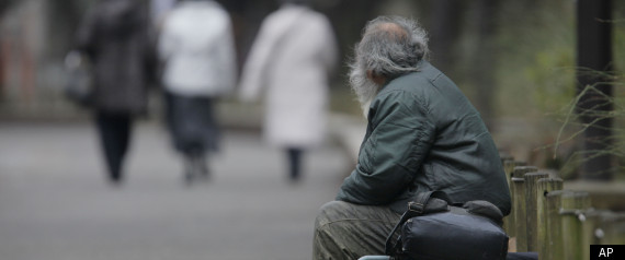 Japan Homeless Man