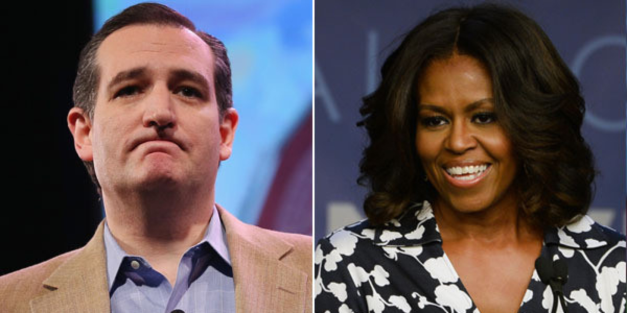 Ted Cruz Gives Rare Praise To Michelle Obama