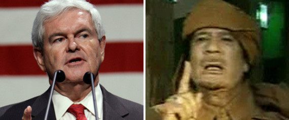 Gingrich Gaddafi