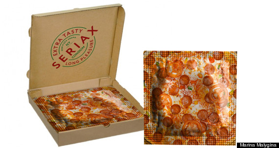 Pizza Condoms For People Who Like Pizza And Sex Huffpost