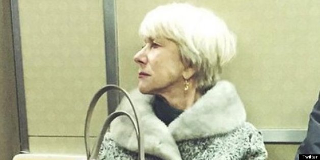 Dame Helen Mirren Rides The Subway Like The Rest Of Us Plebeians