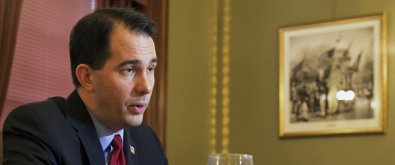 Scott Walker Signs Union Bill