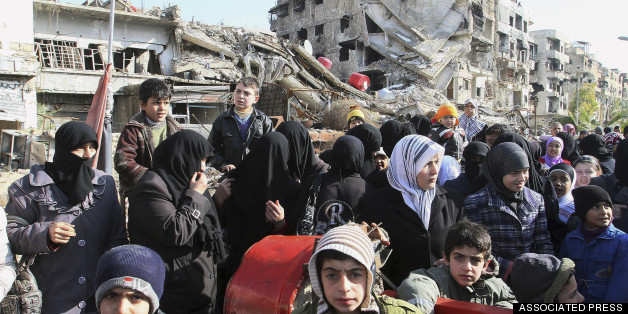 UN Alarmed By Pictures Of ISIS Logos On Its Syria Food Aid